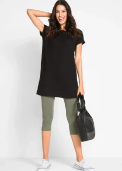 Femme bonprix Basiques|Pantalons|Lot de 2 leggings corsaire étroits