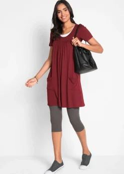 bonprix Lot de 2 leggings corsaire étroits|Femme Basiques|Pantalons