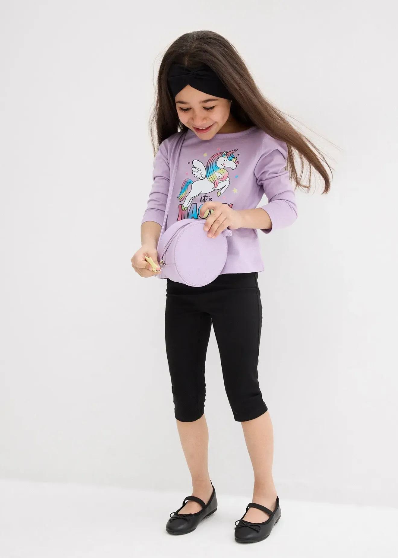 bonprix Lot de 2 leggings corsaire en coton mélangé extensible|Enfant Filles 2-8 Ans·Lot De 2 Articles Et Plus|Filles 2-8 Ans·Jeans & Pantalons