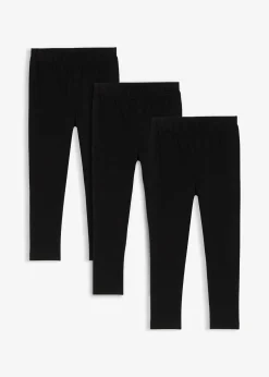 Enfant bonprix Vêtements Enfant|Filles 2-8 Ans·Lot De 2 Articles Et Plus|Lot de 3 leggings en coton extensible