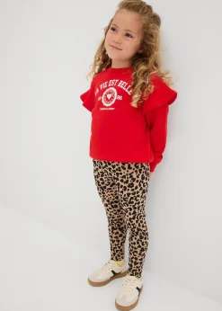 bonprix Lot de 2 leggings en coton extensible|Enfant Vêtements Enfant|Filles 2-8 Ans·Lot De 2 Articles Et Plus