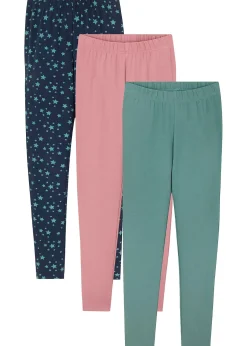Enfant bonprix Vêtements Enfant|Filles 2-8 Ans·Lot De 2 Articles Et Plus|Lot de 3 leggings en jersey de coton extensible