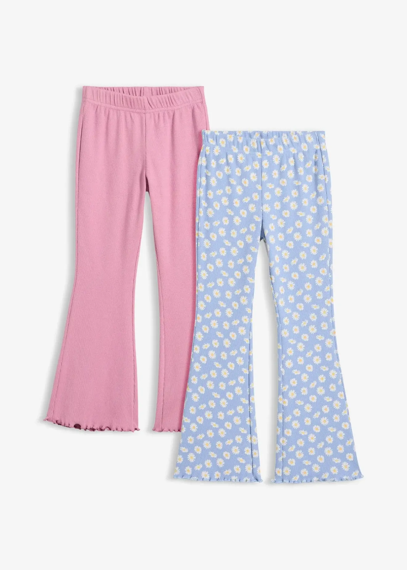 Enfant bonprix Vêtements Enfant|Filles 2-8 Ans·Lot De 2 Articles Et Plus|Lot de 2 leggings évasés et côtelés