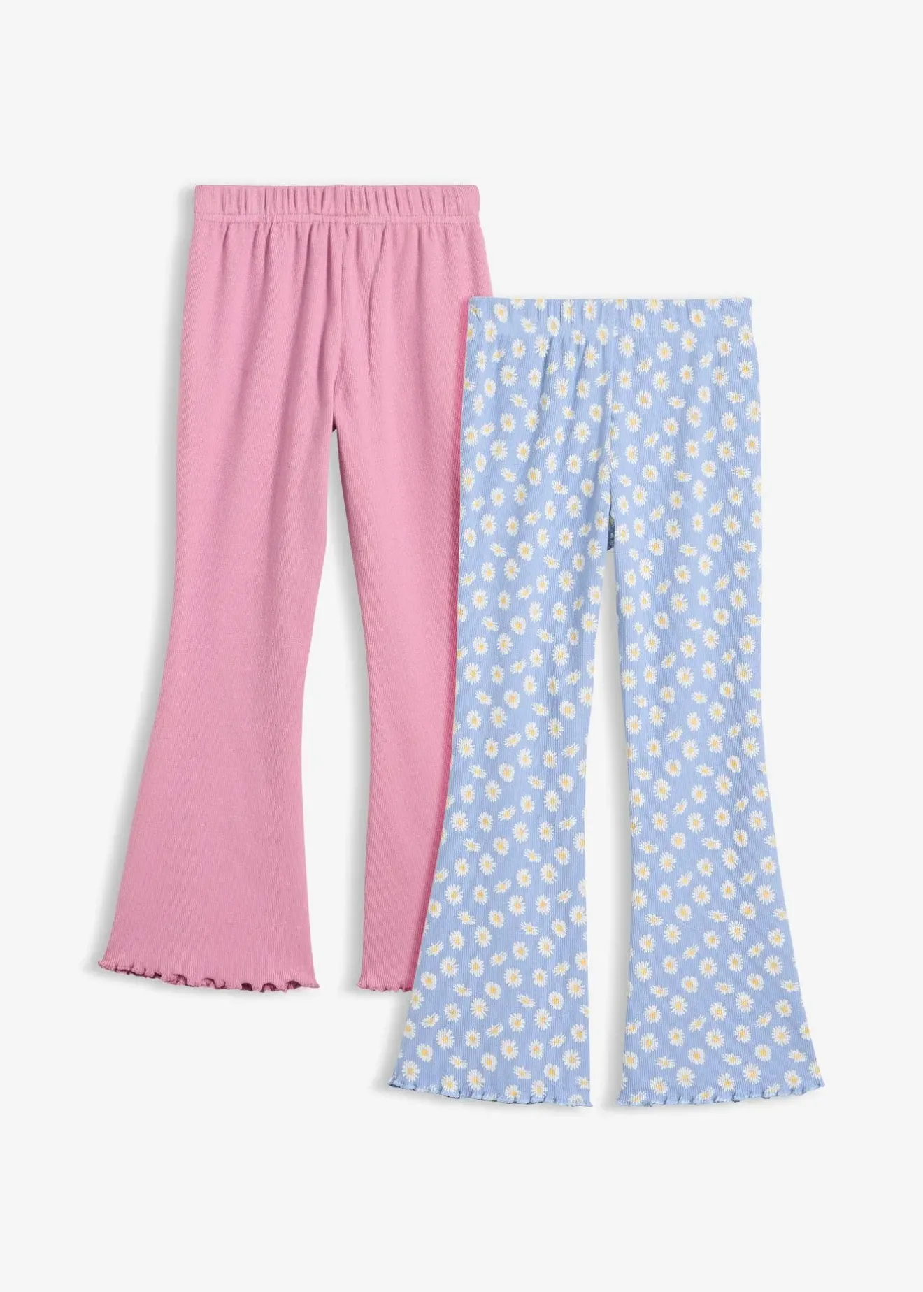 Enfant bonprix Vêtements Enfant|Filles 2-8 Ans·Lot De 2 Articles Et Plus|Lot de 2 leggings évasés et côtelés