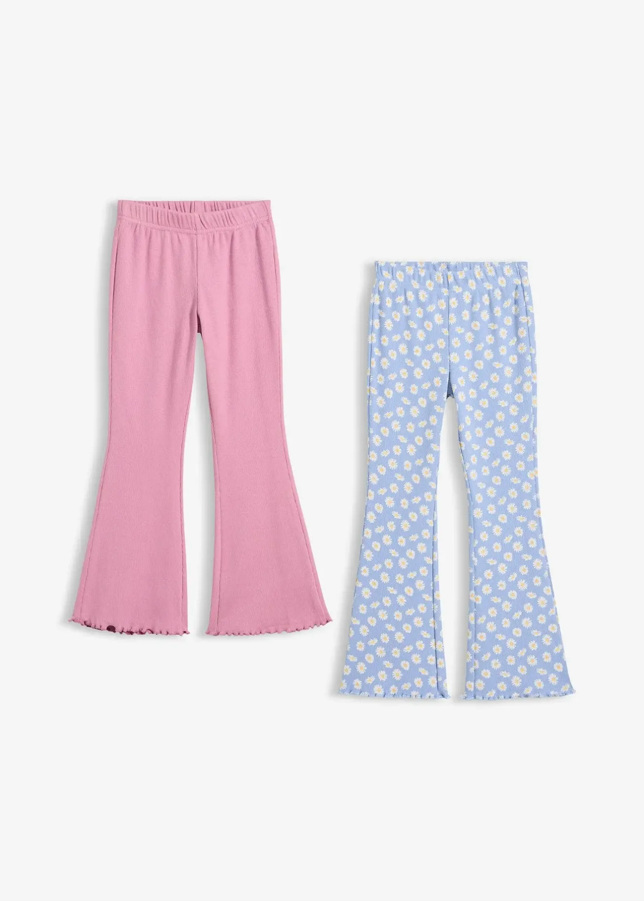 Enfant bonprix Vêtements Enfant|Filles 2-8 Ans·Lot De 2 Articles Et Plus|Lot de 2 leggings évasés et côtelés