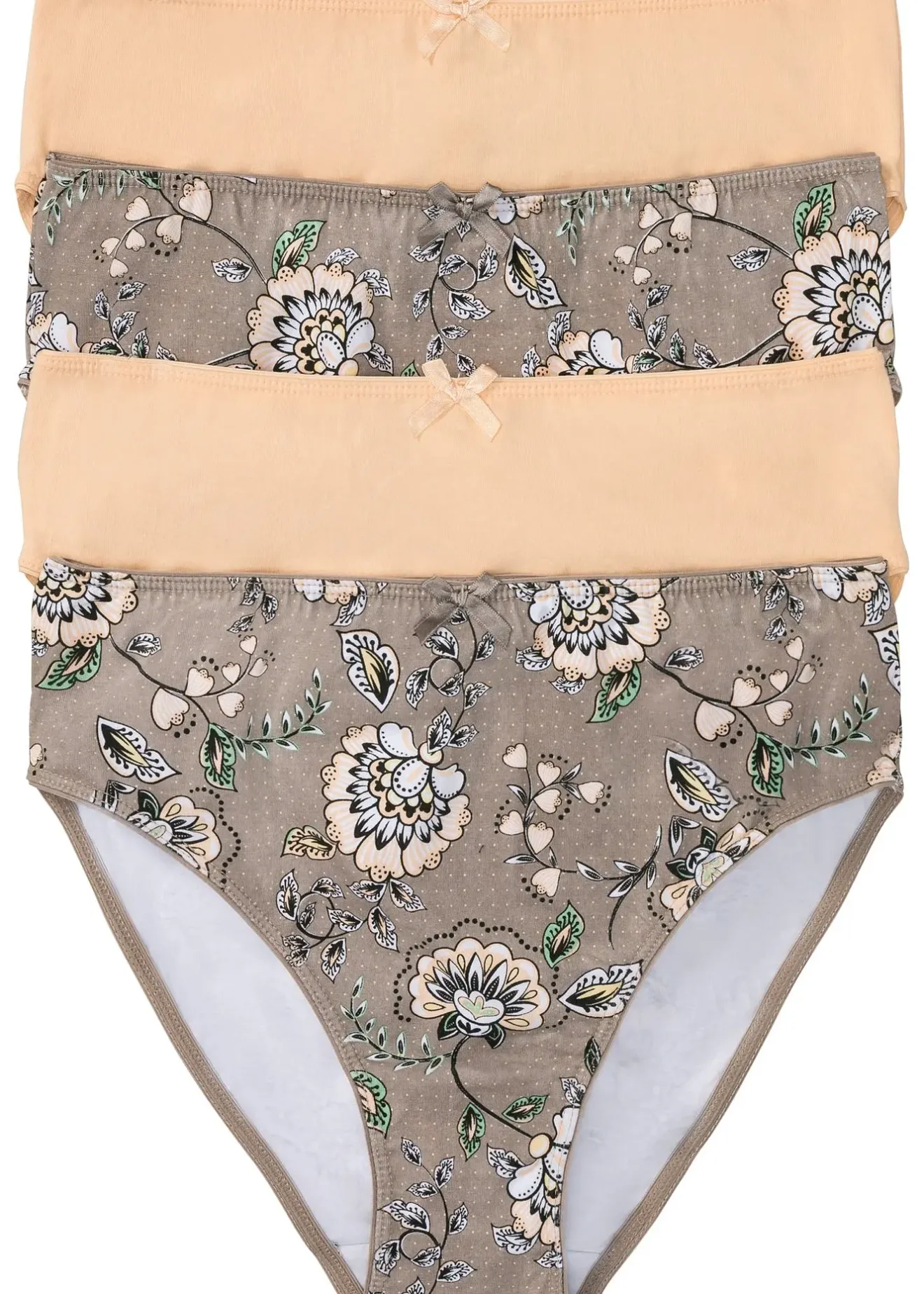 bonprix Lot de 4 maxi slips|Femme Lingerie Coton|Bas