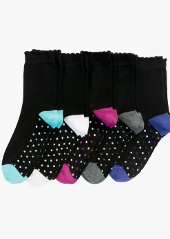 bonprix Lot de 5 paires de chaussettes|Femme Chaussettes & Collants