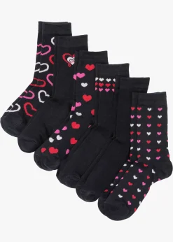 Femme bonprix Lot De 2 Articles Et Plus|Filles·Collants|Lot de 6 paires de chaussettes