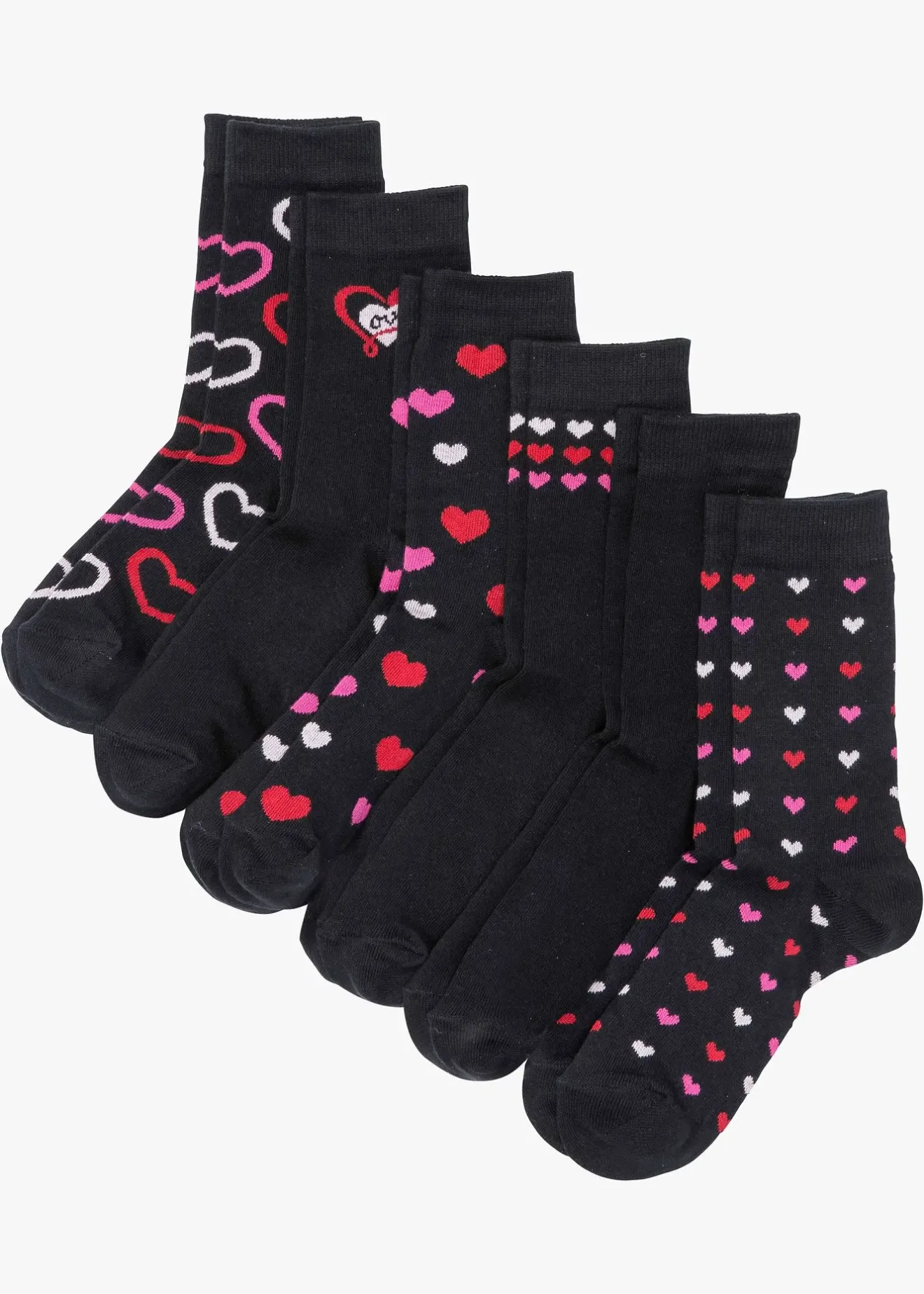 Femme bonprix Lot De 2 Articles Et Plus|Filles·Collants|Lot de 6 paires de chaussettes