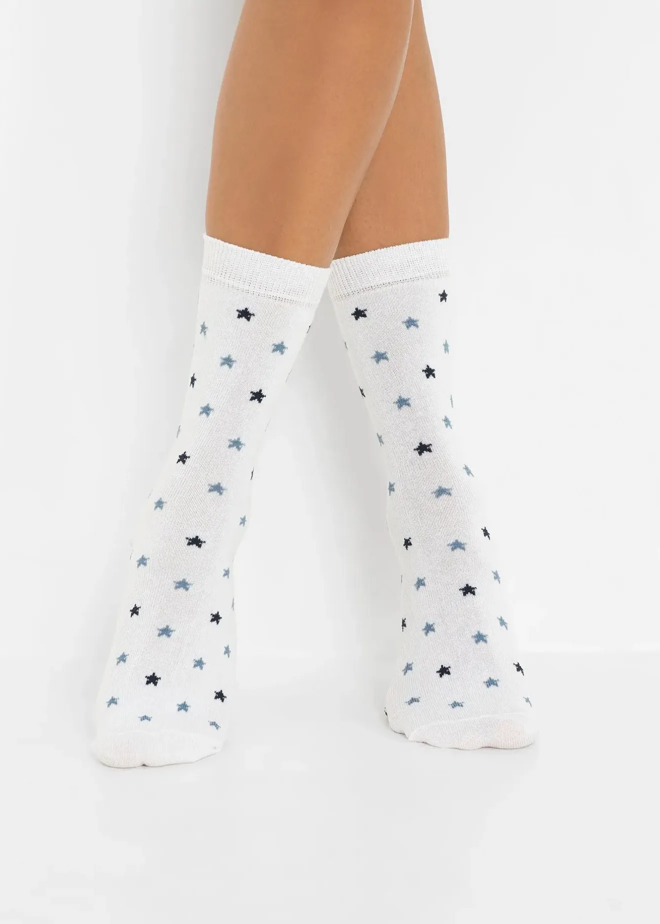 bonprix Lot de 5 paires de chaussettes avec coton|Femme Lot De 2 Articles Et Plus|Filles·Collants