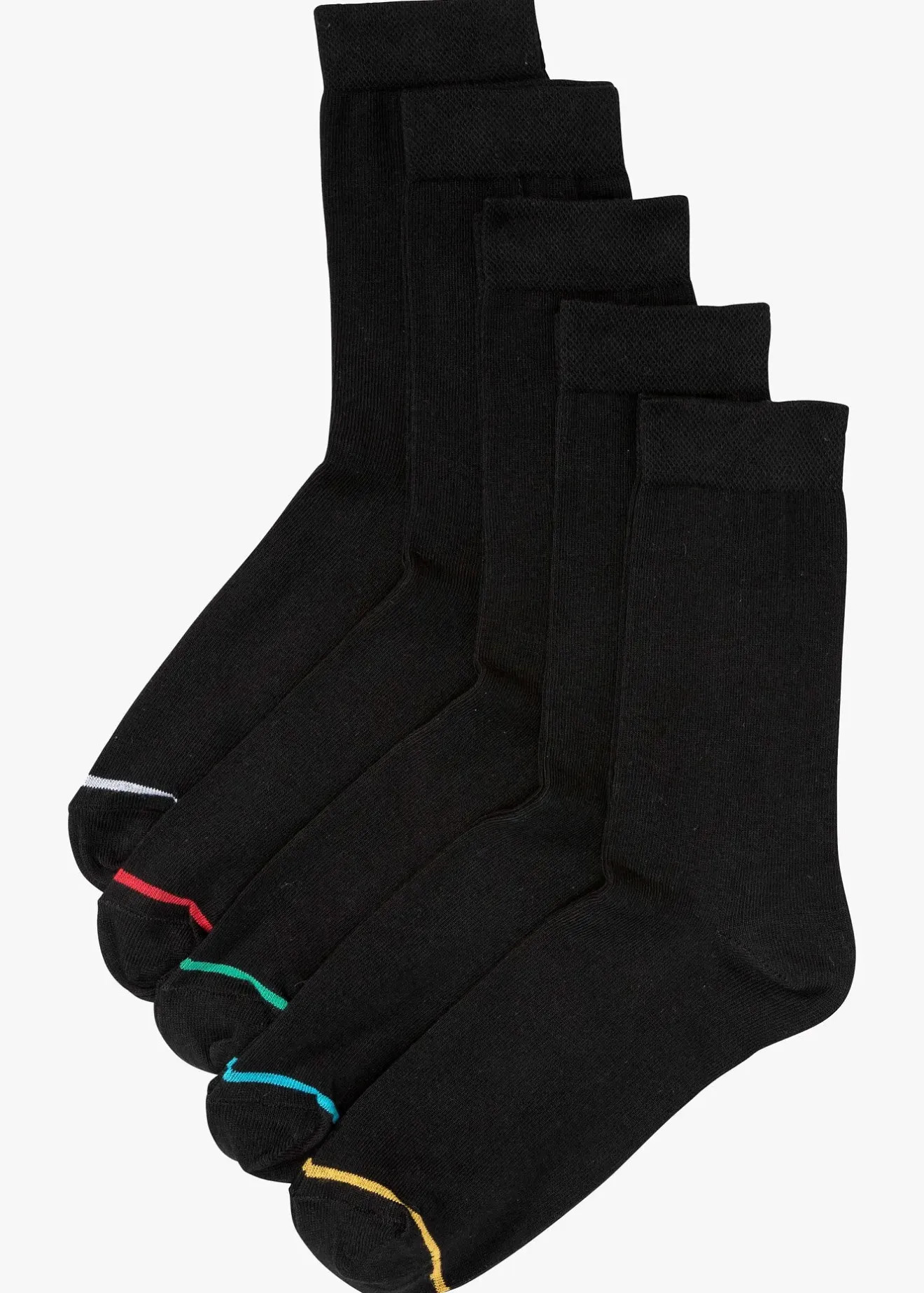 bonprix Lot de 5 paires de chaussettes en coton majoritaire|Femme Chaussettes|Socquettes