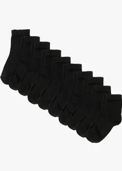 bonprix Lot de 10 paires de chaussettes courtes|Femme Lot De 2 Articles Et Plus|Garçons·Collants