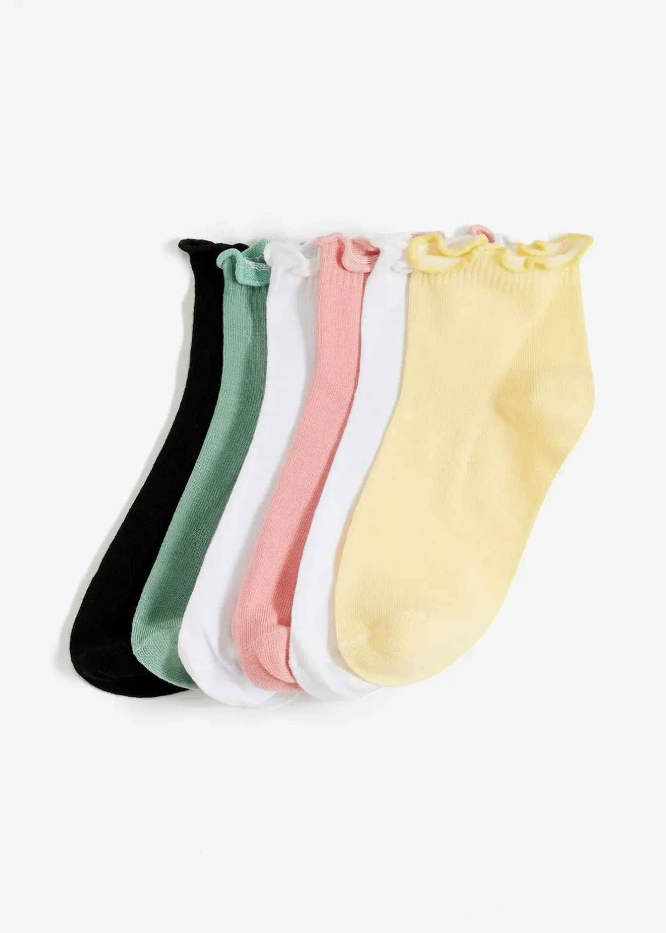 Femme bonprix Chaussettes & Collants|Lot de 6 paires de socquettes en coton majoritaire