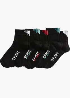 Femme bonprix Chaussettes|Socquettes|Lot de 5 paires de socquettes de sport