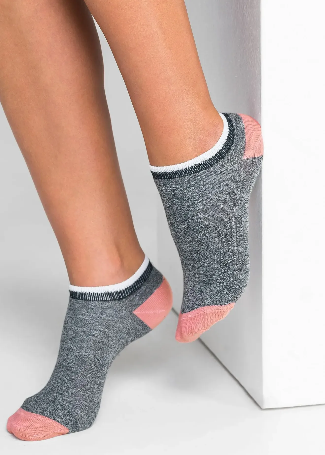 bonprix Lot de 7 paires de socquettes en coton majoritaire|Femme Lot De 2 Articles Et Plus|Garçons·Collants