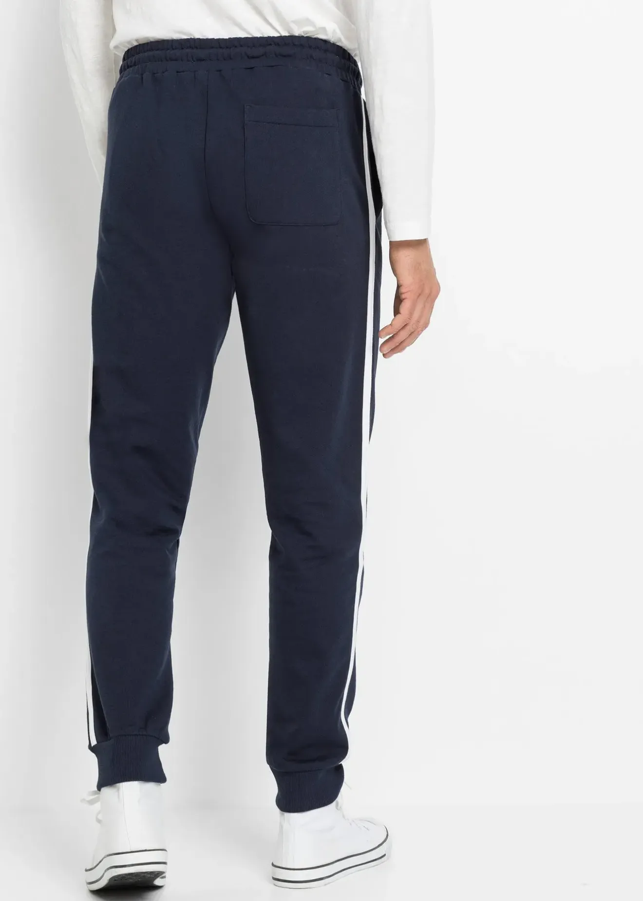 bonprix Lot de 2 pantalons de jogging à détails contrastants|Homme Vêtements De Sport|Pantalons