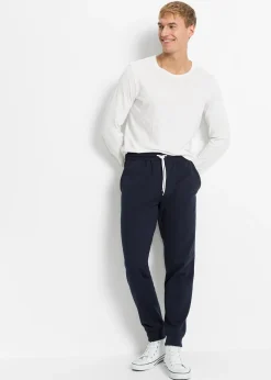 bonprix Lot de 2 pantalons de jogging à détails contrastants|Homme Vêtements De Sport|Pantalons