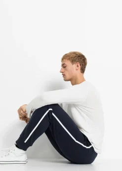 bonprix Lot de 2 pantalons de jogging à détails contrastants|Homme Vêtements De Sport|Pantalons