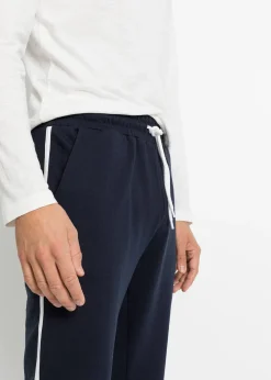 bonprix Lot de 2 pantalons de jogging à détails contrastants|Homme Vêtements De Sport|Pantalons