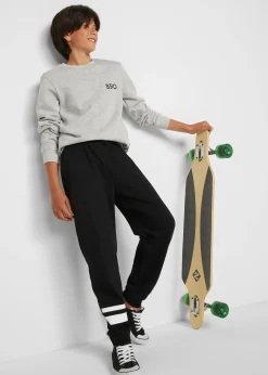 bonprix Lot de 2 pantalons de jogging en coton mélangé doux|Enfant Vêtements Enfant|Garçons 9-16 Ans·Lots De 2 Articles Et Plus