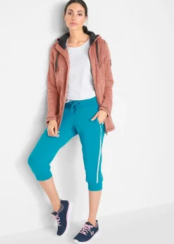 Femme bonprix Vêtements De Sport|Sweats|Lot de 2 pantalons de jogging en coton, longueur 3/4