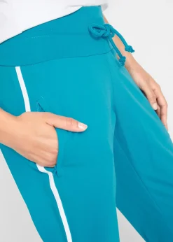 Femme bonprix Vêtements De Sport|Sweats|Lot de 2 pantalons de jogging en coton, longueur 3/4