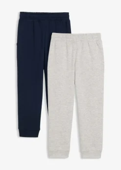 bonprix Lot de 2 pantalons de jogging doux en coton mélangé|Enfant Vêtements Enfant|Garçons 2-8 Ans·Lots De 2 Articles Et Plus