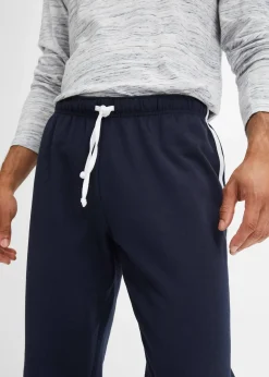 bonprix Lot de 2 pantalons de jogging amples à détails contrastants|Homme Vêtements De Sport|Sweats