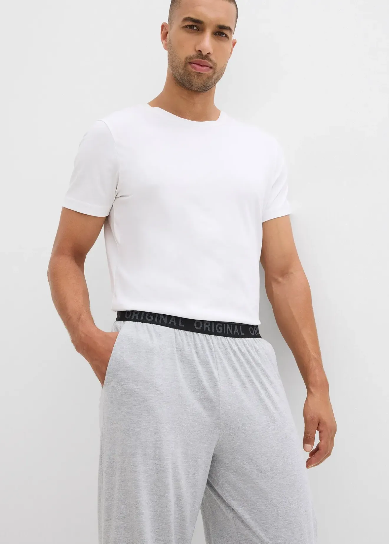 Homme bonprix Pyjamas|Sous-Vêtements|Lot de 2 pantalons de pyjama