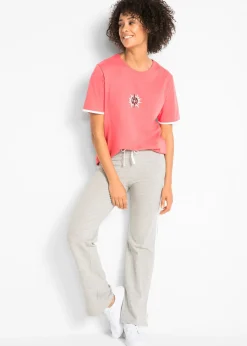 Femme bonprix Basiques|Pantalons|Lot de 2 pantalons en jersey coton extensible