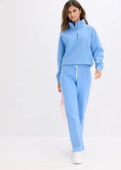 Femme bonprix Basiques|Sweats|Lot de 2 pantalons en molleton épais 100% coton