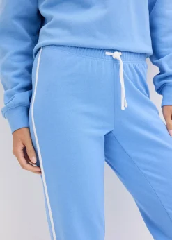 Femme bonprix Basiques|Sweats|Lot de 2 pantalons en molleton épais 100% coton