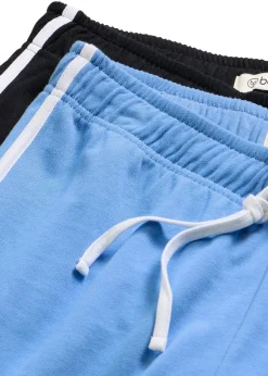 Femme bonprix Basiques|Sweats|Lot de 2 pantalons en molleton épais 100% coton