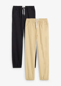 Enfant bonprix Vêtements Enfant|Garçons 9-16 Ans·Lots De 2 Articles Et Plus|Lot de 2 pantalons jogger 100% coton