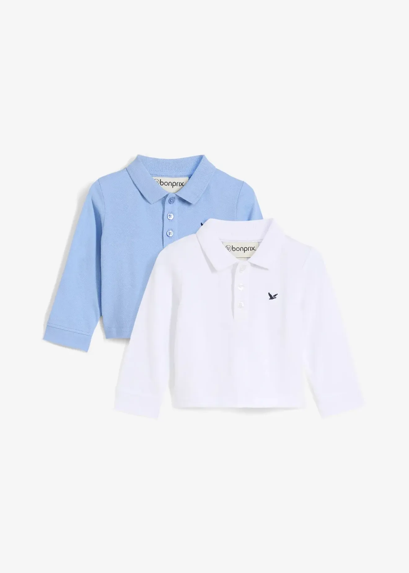 Enfant bonprix Vêtements Enfant|Lot De 2 Articles Et Plus|Lot de 2 polos bébé en maille piquée, manches longues