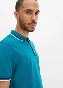 bonprix Lot de 2 polos en maille piquée 100% coton|Homme T-Shirts & Polos