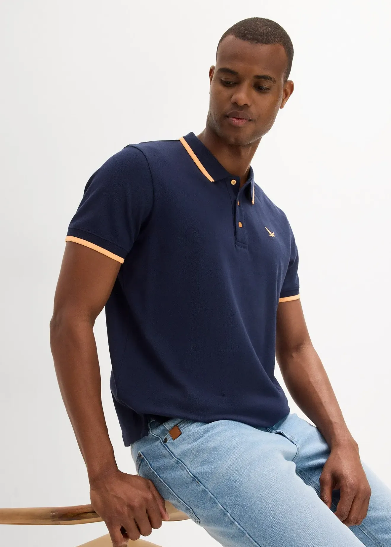 bonprix Lot de 2 polos en maille piquée 100% coton|Homme T-Shirts & Polos