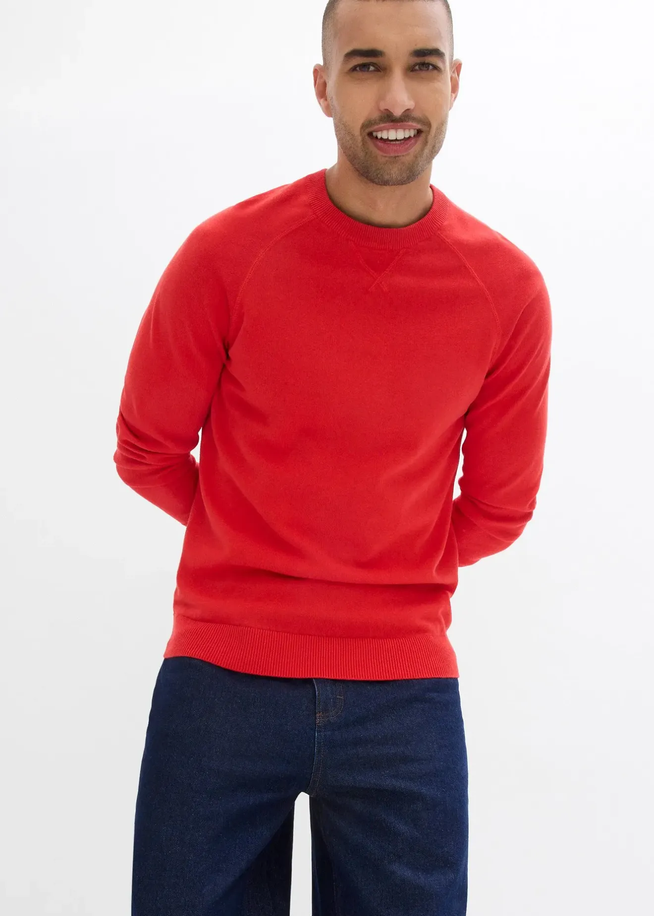 bonprix Lot de 2 pulls en fine maille 100% coton|Homme Pulls & Gilets