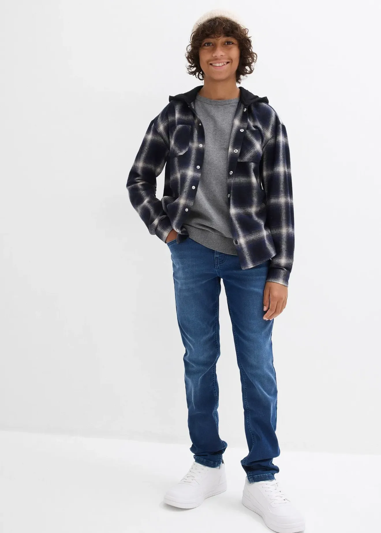 Enfant bonprix Vêtements Enfant|Garçons 9-16 Ans·Lots De 2 Articles Et Plus|Lot de 2 pulls en fine maille 100% coton