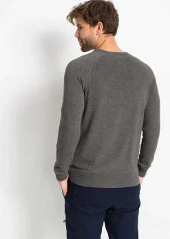 Homme bonprix Pulls & Gilets|Lot de 2 pulls en fine maille 100% coton