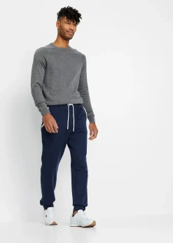 Homme bonprix Pulls & Gilets|Lot de 2 pulls en fine maille 100% coton