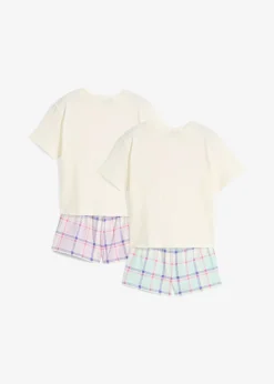 bonprix Lot de 2 pyjashorts 100% coton|Enfant Filles·Pyjamas & Chemises De Nuit