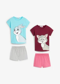 bonprix Lot de 2 pyjashorts doux|Enfant Vêtements Enfant|Lot De 2 Articles Et Plus