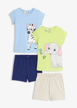 bonprix Lot de 2 pyjashorts doux|Enfant Vêtements Enfant|Lot De 2 Articles Et Plus