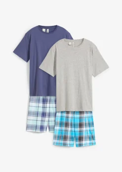 Enfant bonprix Vêtements Enfant|Garçons·Pyjamas|Lot de 2 pyjashorts en coton doux