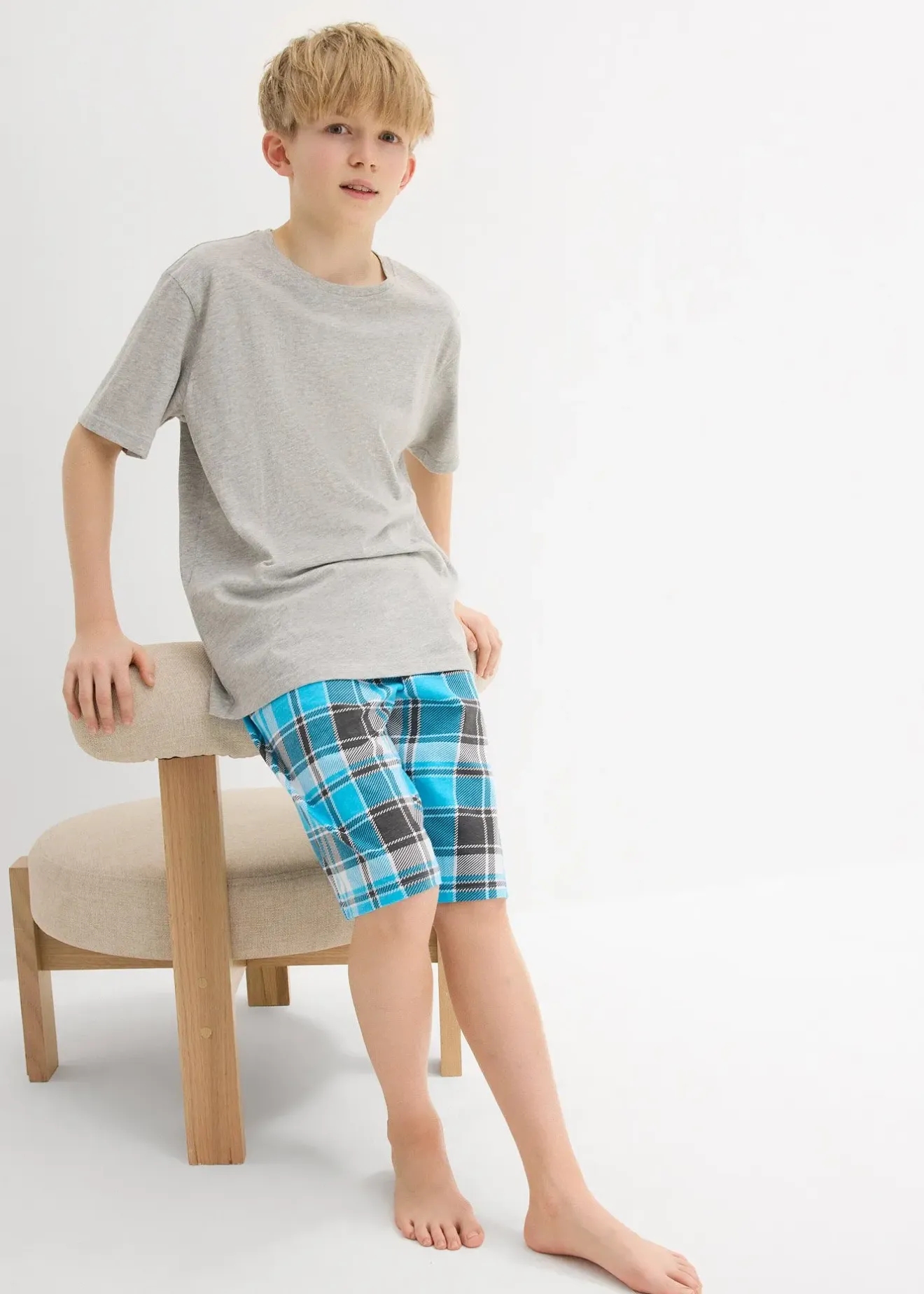 Enfant bonprix Vêtements Enfant|Garçons·Pyjamas|Lot de 2 pyjashorts en coton doux