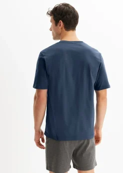 Homme bonprix Pyjamas|Sous-Vêtements|Lot de 2 pyjashorts (ens. 4 pces)