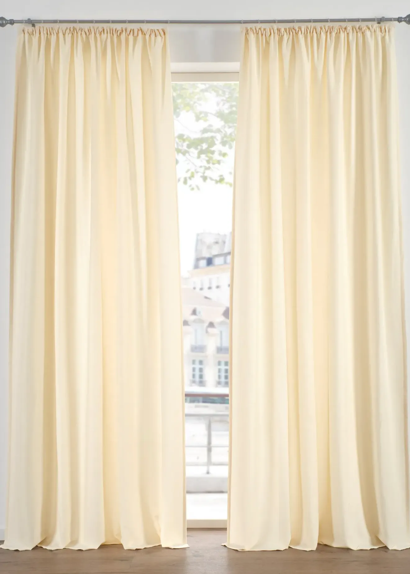 bonprix Lot de 2 rideaux en microfibre| Salon·Rideaux & Voilages|Rideaux Classiques