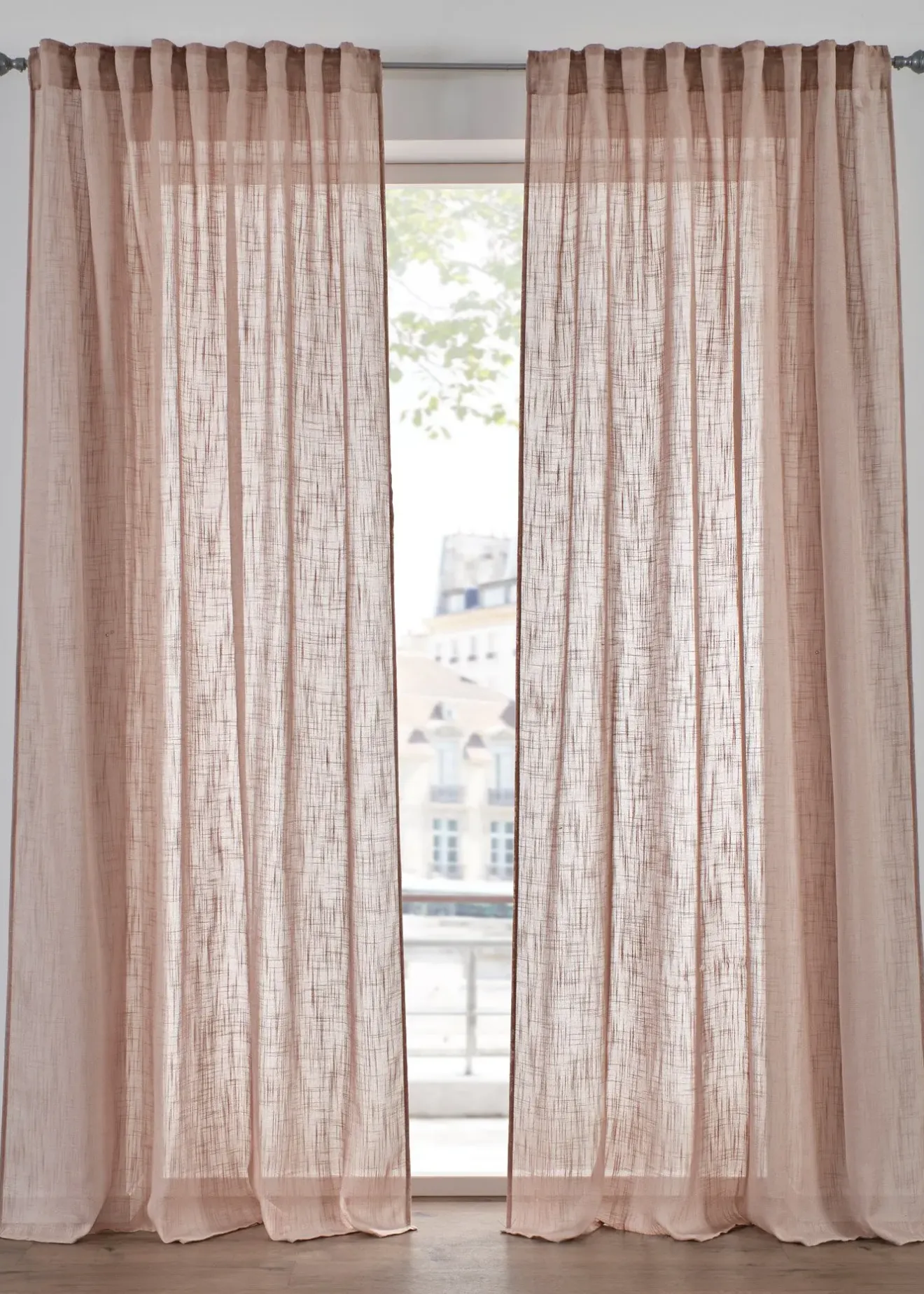 bonprix Lot de 2 rideaux texturés| Salon·Rideaux & Voilages|Rideaux Classiques