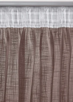 bonprix Lot de 2 rideaux texturés| Salon·Rideaux & Voilages|Rideaux Classiques